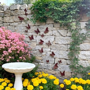 Gartendeko wand rost