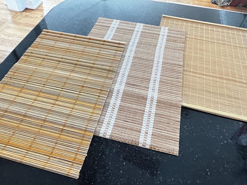 Shutter Mat Bamboo Shuted Display Mat Bundle - Etsy