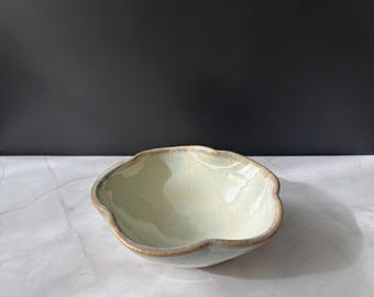 Handmade Ceramic Flower Bowl
