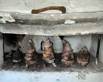 Kadzielnica ceramiczna opalana w piecu – rzeźbiarska kadzielnica z kadzidła, ręcznie wykonany przedmiot rytualny z kamionki, jedyny w swoim rodzaju