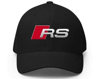 Audi RS Emblem Racing Sports Logo Printed Hat Baseball Cap Adjustable