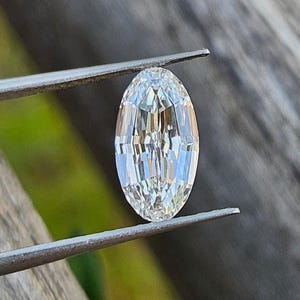 Antik stegslipad oval lös labbodlad diamant för förlovningsring, örhänge, armband