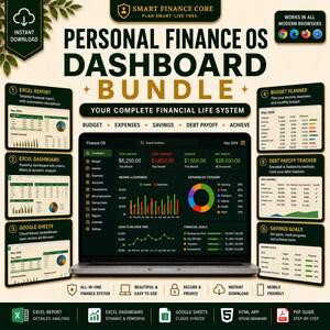 Ultimate Budget Planner Bundle | Personal Finance Dashboard, Expense Tracker, Saving Goal, Debt Payoff | Excel, Google Sheets, HTML App, PDF image 13