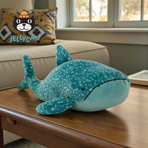 Jellycat Gobfrey Whale Shark 40cm Plush 2025 New With Dust Bag & Tag Ultra Soft