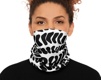 Hebrew Cone Pattern Neck Gaiter Lightweight Printed Face Mask Scarf