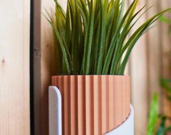 The "Flute" Wall Planter