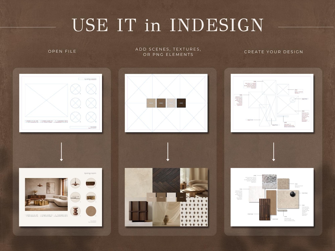 JAPANDI MOODBOARD Kit – Japandi Neutral Beige Interior Design Pack (PNG ...