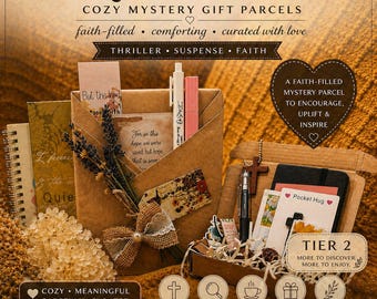 Christian Mystery Gift Box | Faith-Based Suspense, Journal, Extras (Tier 2)