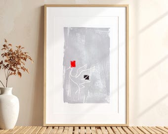 Japanese Crane Wall Art Print, Tsuru Digital Download, Minimalist Bird Printable, Zen Wall Decor, Longevity Gift, Japan Inspired Home
