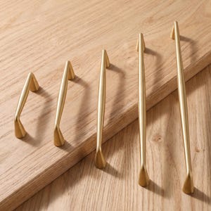 Schrankgriff aus massivem Messing, moderner Schubladengriff, Küchenschrankgriff, Kommodengriff, Kleiderschrankgriff, luxuriöser Möbelgriff