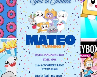 Lanky Box Birthday Package | Ready To Print and Celebrate