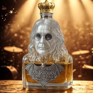 Rockmuziek Whisky Karaf Figuur Fles Heavy Metal Bar Decor Gothic Collectible Display Fles Vader Cadeau