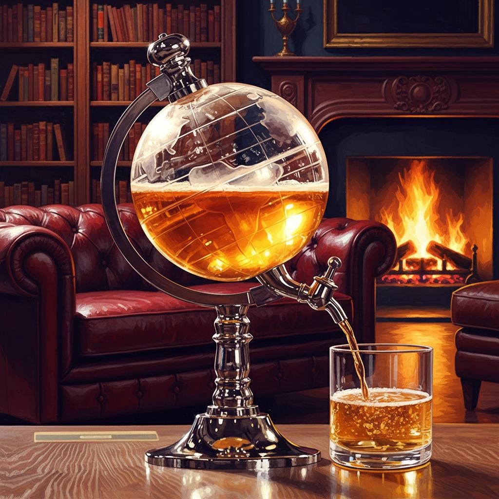 Whisky bottle stand - Etsy 日本