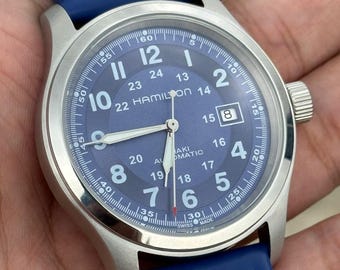 Hamilton Khaki Field Automatic Blue Dial