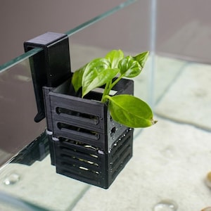 水槽用水耕栽培プランターホルダーボックス 35x34x70