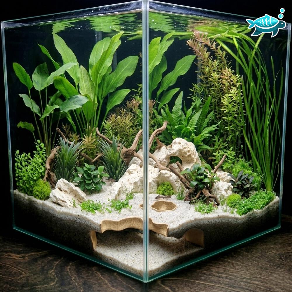 Ocean Corner Aquarium Cave | Fish Shrimp Hideout Decor | Betta Pleco ...