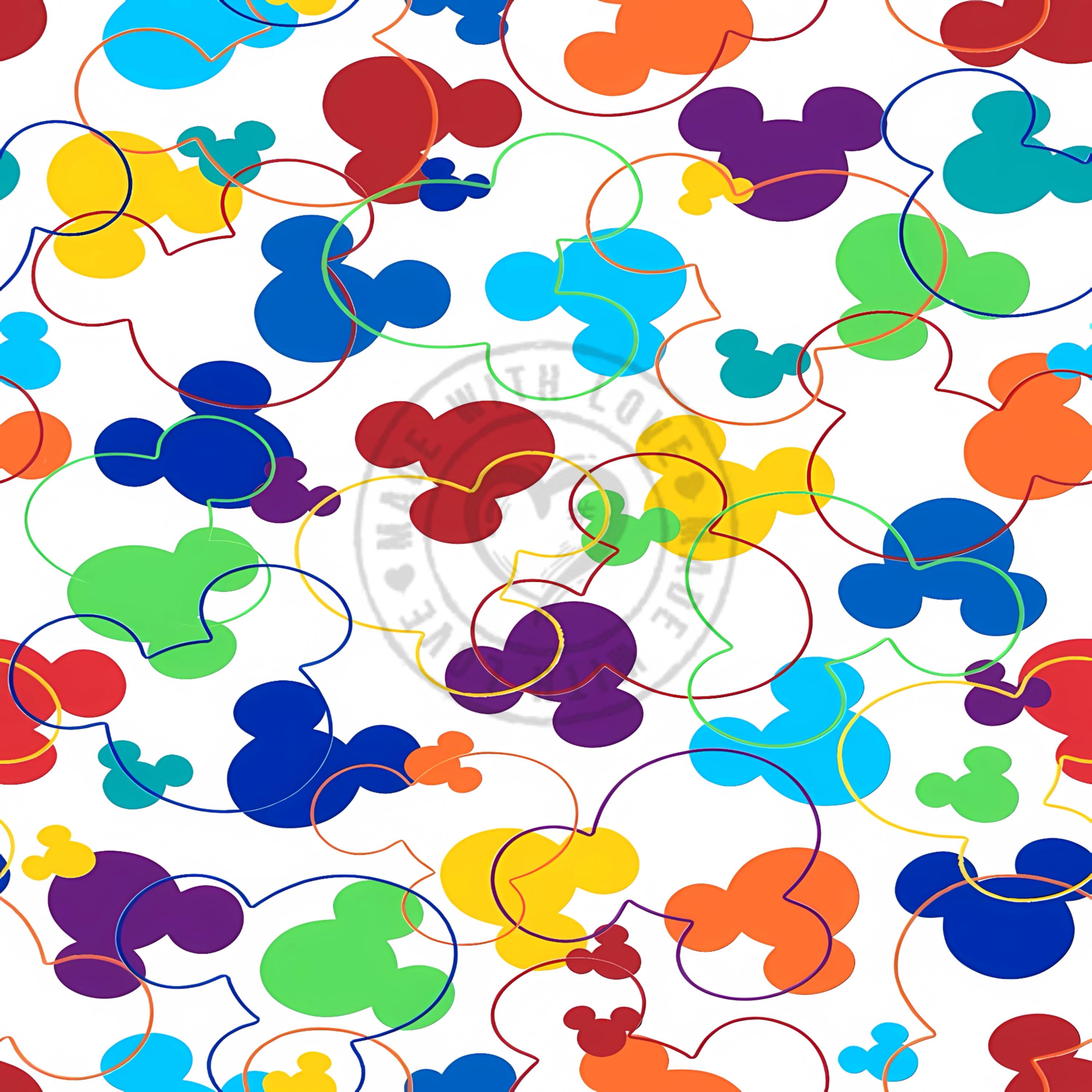 30+ Mickey Mouse Digital Papers: Scrapbooking & Crafts Digital Download ...