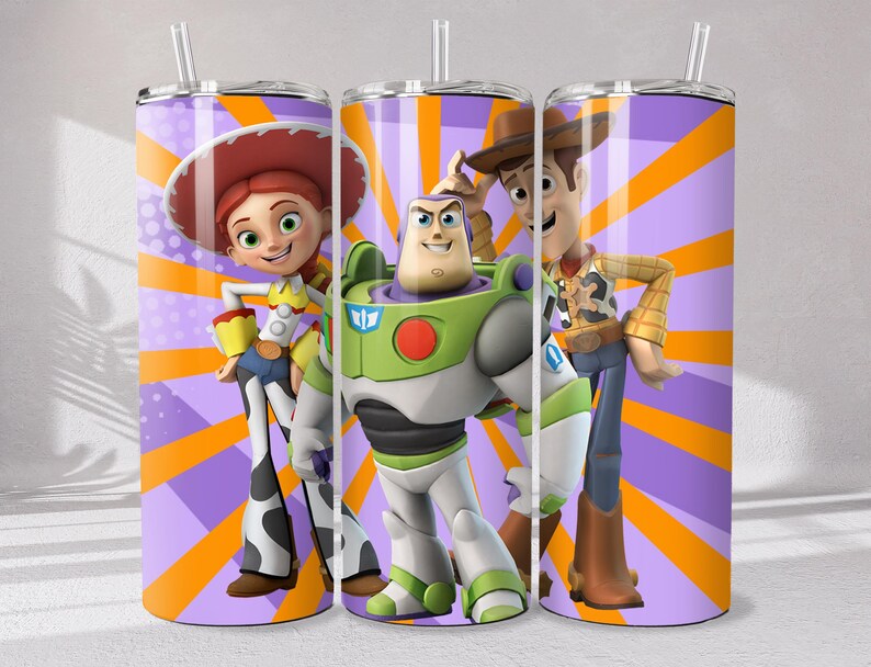 100+ Toy Story Tumbler Wrap Bundle, 120+ PNG Designs Instant Digital Download image 10
