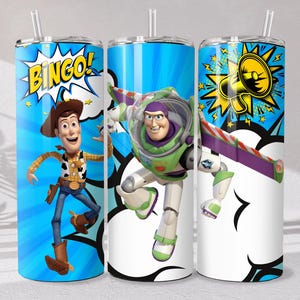 100+ Toy Story Tumbler Wrap Bundle, 120+ PNG Designs Instant Digital Download image 6