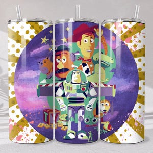 100+ Toy Story Tumbler Wrap Bundle, 120+ PNG Designs Instant Digital Download image 7