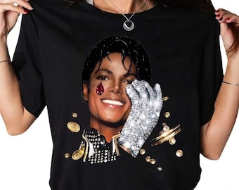 Michael Jackson Graphic T-Shirt, King of Pop Inspired Fan Tee