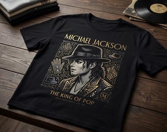 Exclusive Michael Jackson King of Pop Digital Design SVG PNG File