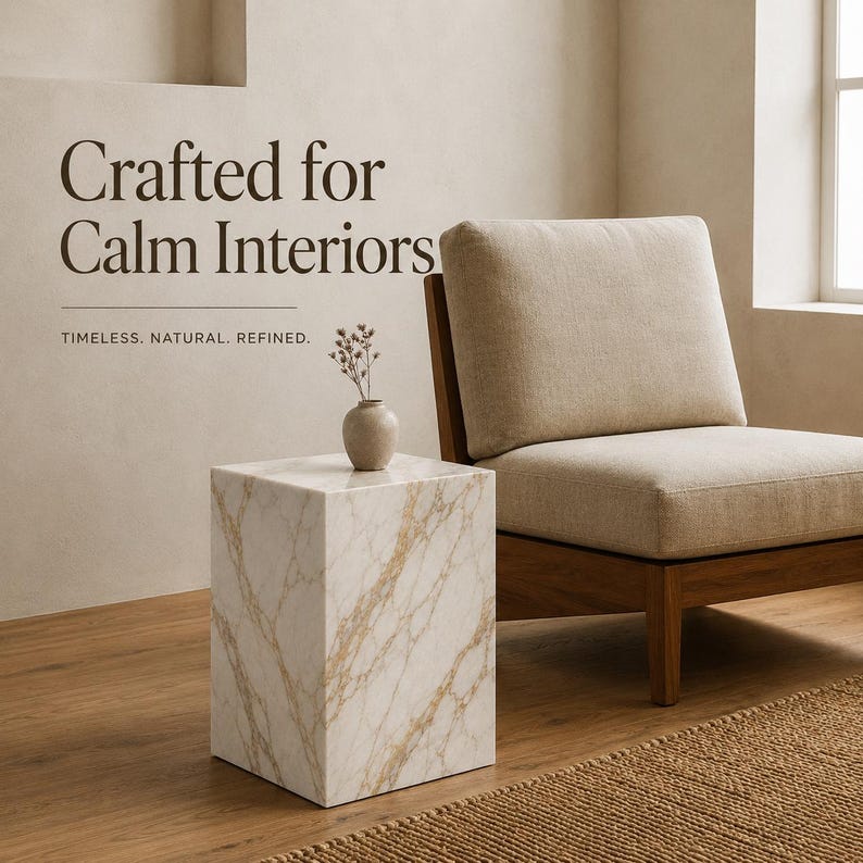 100% NATURAL MARBLE

Each piece features unique veining, tonal movement, and organic texture formed naturally over time.

No two tables are ever identical.