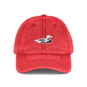 Stupid Canadian Wolf Bird Huard Casquette brodée vintage/Dad