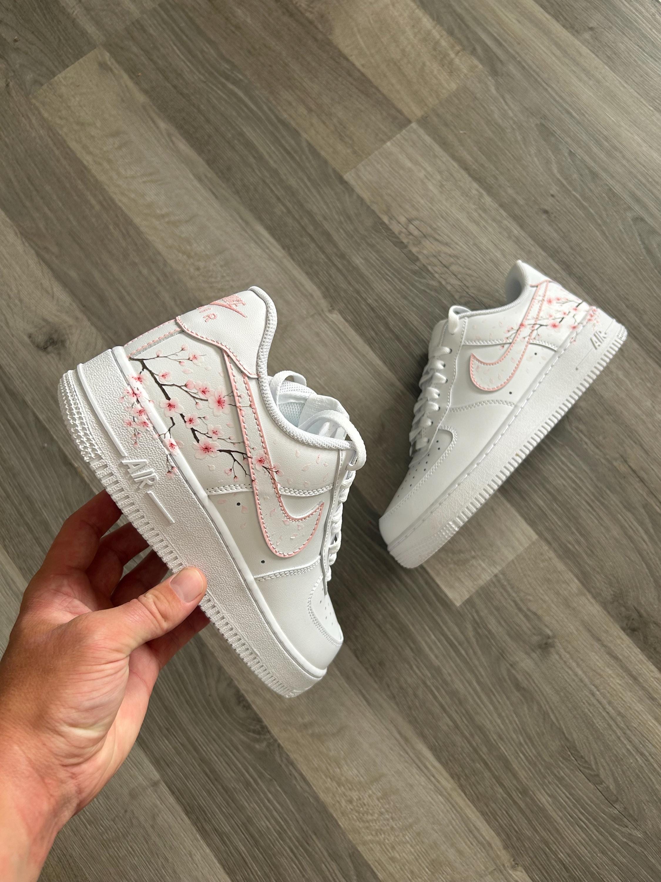 nike shoes with flower pattern