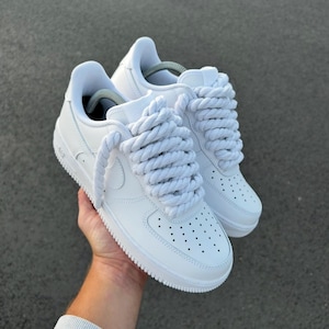 Nike air force 1 with custom rope laces - Etsy 日本