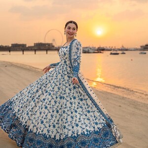 chinese dress ladies Black Chiffon Floral Maxi main image 0