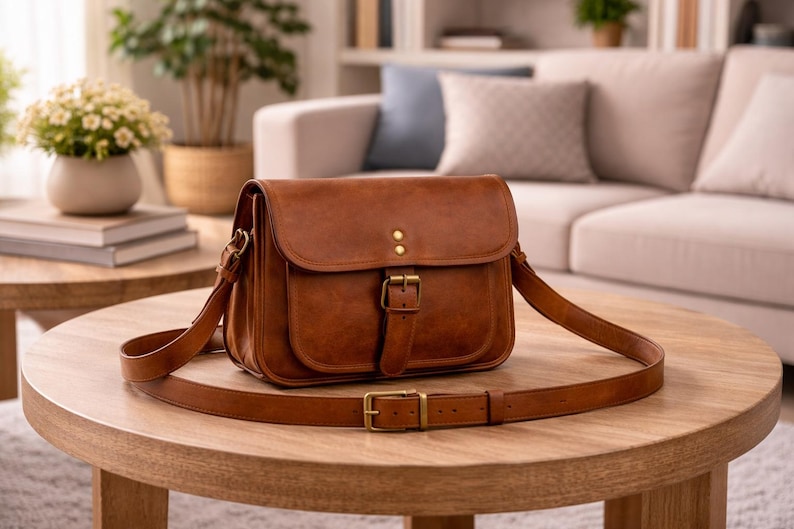 leather crossbody, leather bag, crossbody bag, leather purse, handmade bag, vintage bag, brown leather bag, small leather bag, womens bag, leather satchel, everyday bag, gift for her, boho bag