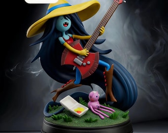 Marceline Eclipse STL File – Movie Fan Art Figure – Instant Download