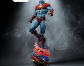 Captain Planet Sovereign STL File – Elemental Hero Statue – Instant Download