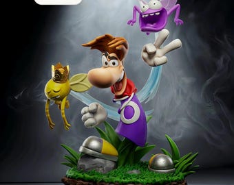 Rayman Eclipse STL File – Game Collectible Model – Instant Download