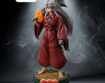Inuyasha Fury STL File – Demon Hunter Statue Anime – Instant Download