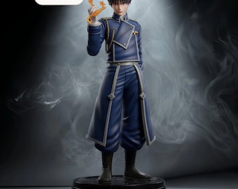 Roy Mustang Sovereign STL File – Fan Art Statue Anime – Instant Download