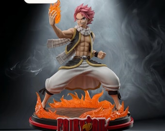 Natsu Dragneel Fury STL File – Fan Art Figurine Anime – Instant Download