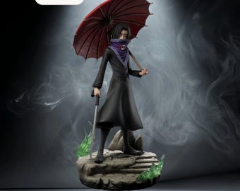 Masked Swift Phantom | Silent Assassin Figure | Collector Statue | STL 3D PRINT Files