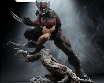 Ultimate Wolverine Ascension STL File – Comics Collectible Statue – Instant Download