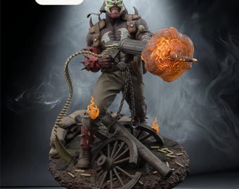 WW2 Hellspawn Battlefield STL File for Grim Diorama Display