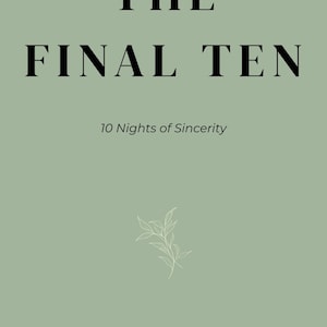 Diário de reflexão dos últimos 10 dias do Ramadã, Laylat al-Qadr Tracker e Ibadah Log