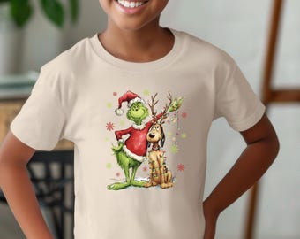 Grinch Family Shirts, Grinch Kids Shirt, Retro Christmas Grinchmas Sweatshirt, Holiday Gift