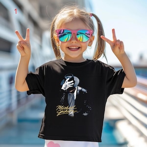 King of Pop Michael Jackson Shirt for Toddlers, Girls, Boys, Kids, Young People, Adult Womens & Mens