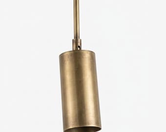 Handmade Alabaster Marble Spot Light, Adjustable Brass Ceiling Fixture