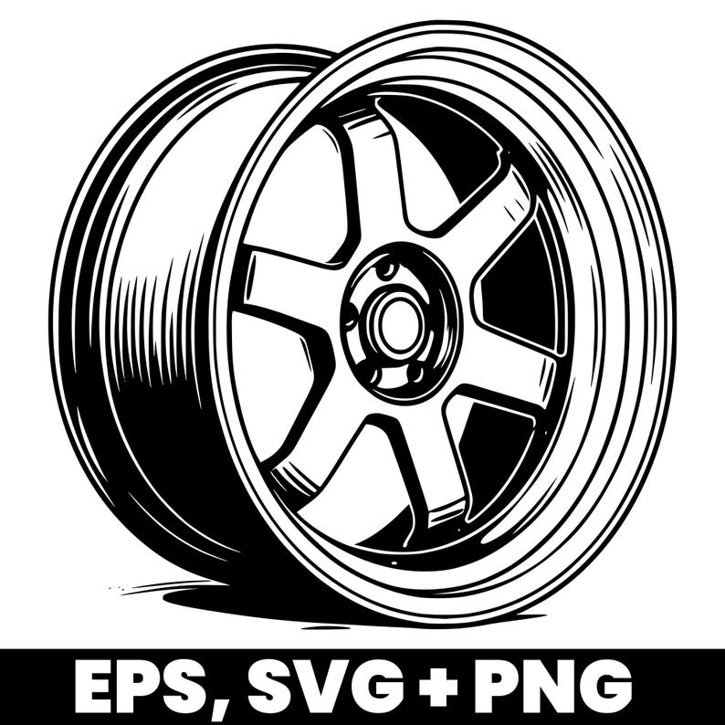 Ford Racing Rim Svg 10x Rim SVG Bundle – Wheel Vector Illustrations for Tuning, Racing ...