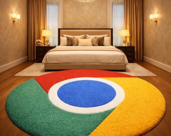 Hand Tufted Wool Rug, Modern Abstract Area Carpet, Bedroom Living Room Home