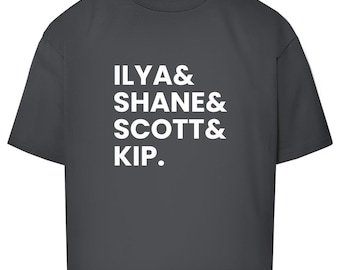 Camiseta oversize inspirada en la intensa rivalidad | Camiseta de Ilya Rozanov y Shane Hollander | Merchandising para fans