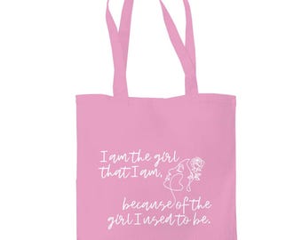 Off Campus inspired tote bag | Girl that I am | Song | Hannah & Garrett | Wellsy