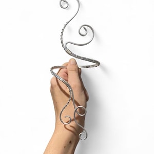 Schlichte Armmanschette | Benutzerdefinierte Sizing Hand-Wired Schmuck | Silber oder Gold Zubehör